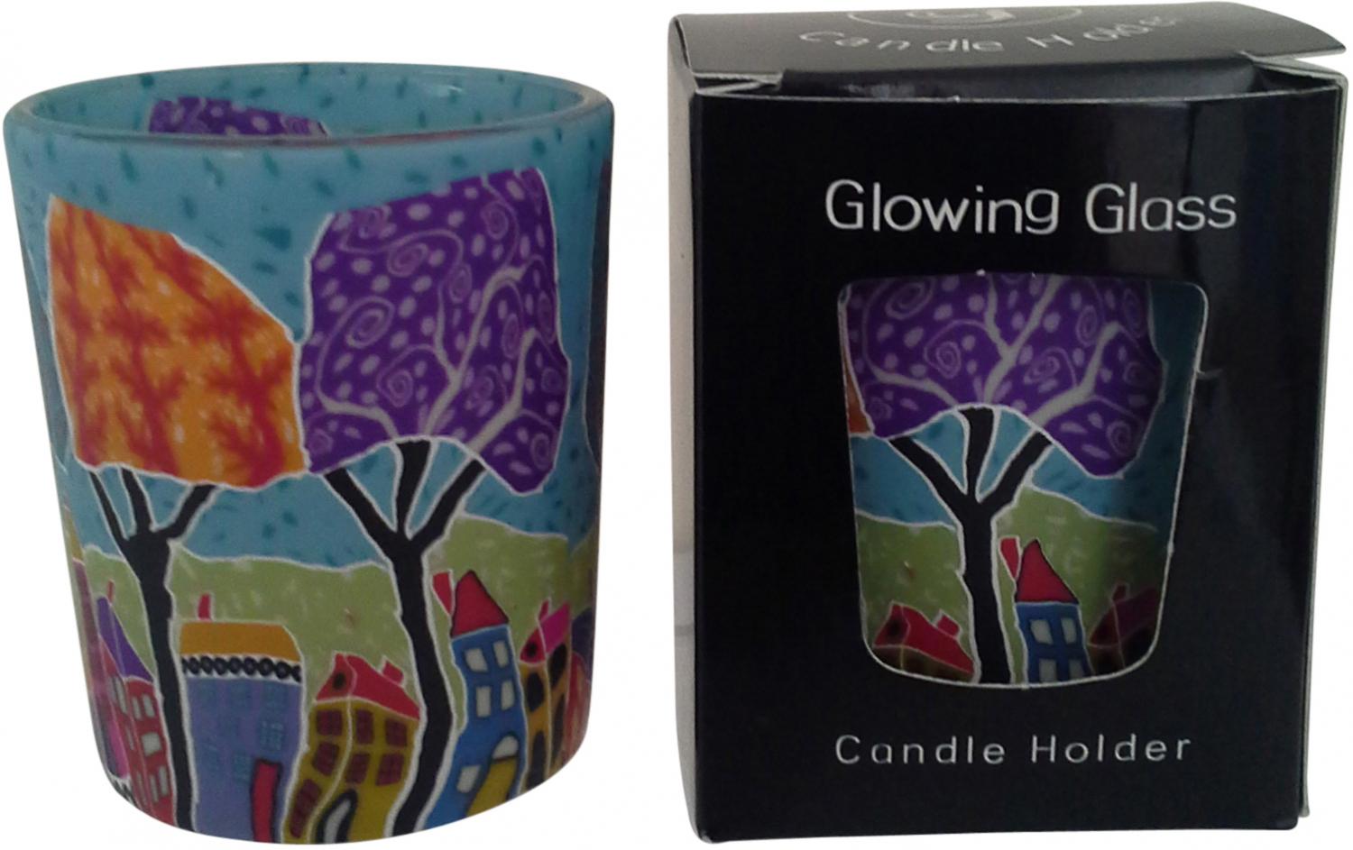Thumbnail for Glowing Glass Tealight Holders Votives