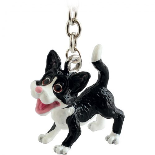 Image 1 for Key Ring B&W Cat Desgined in the UK