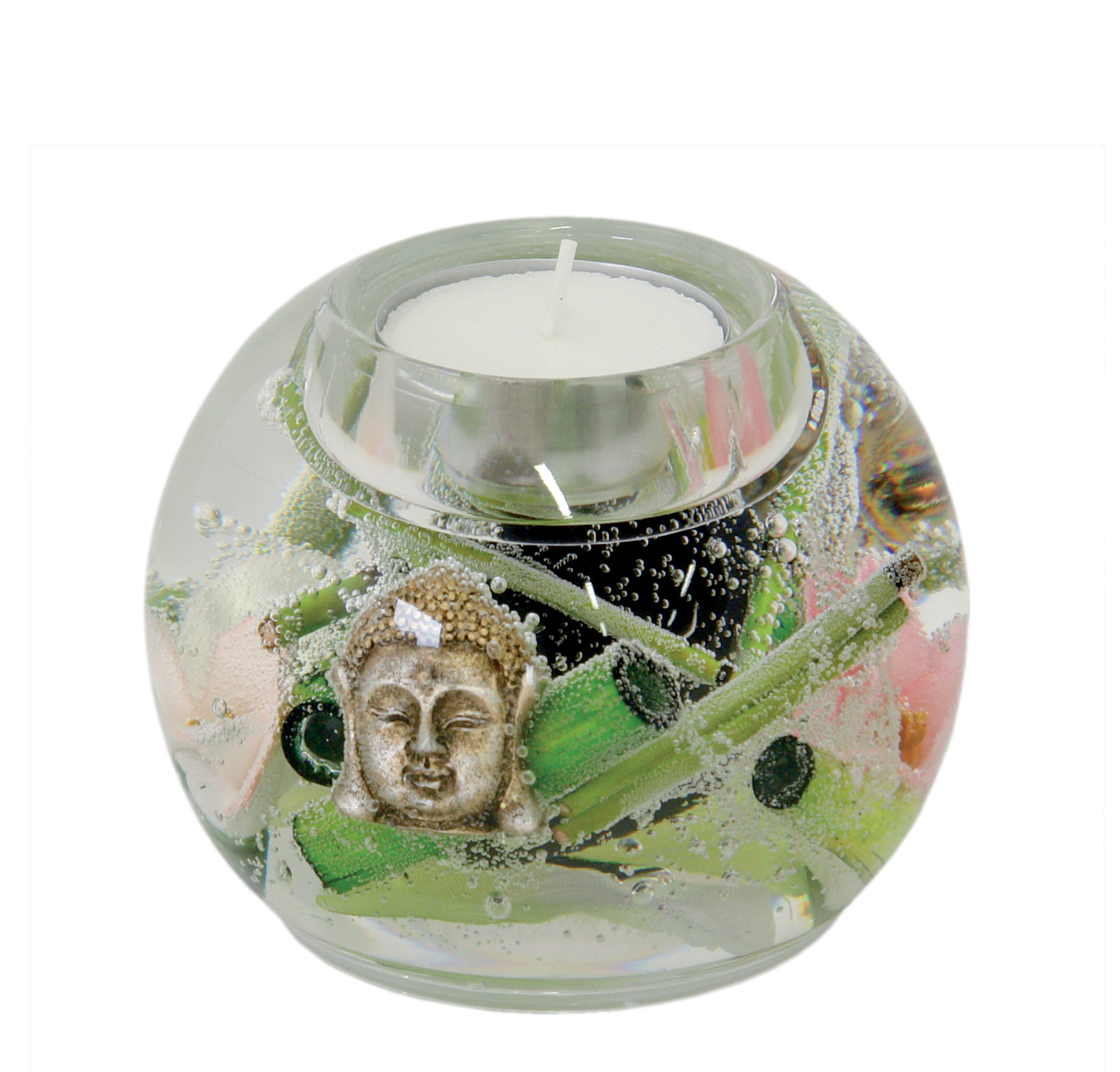 Image 1 for 71619 Dreamlight Made In Germany Glass Ball Little Buddha 