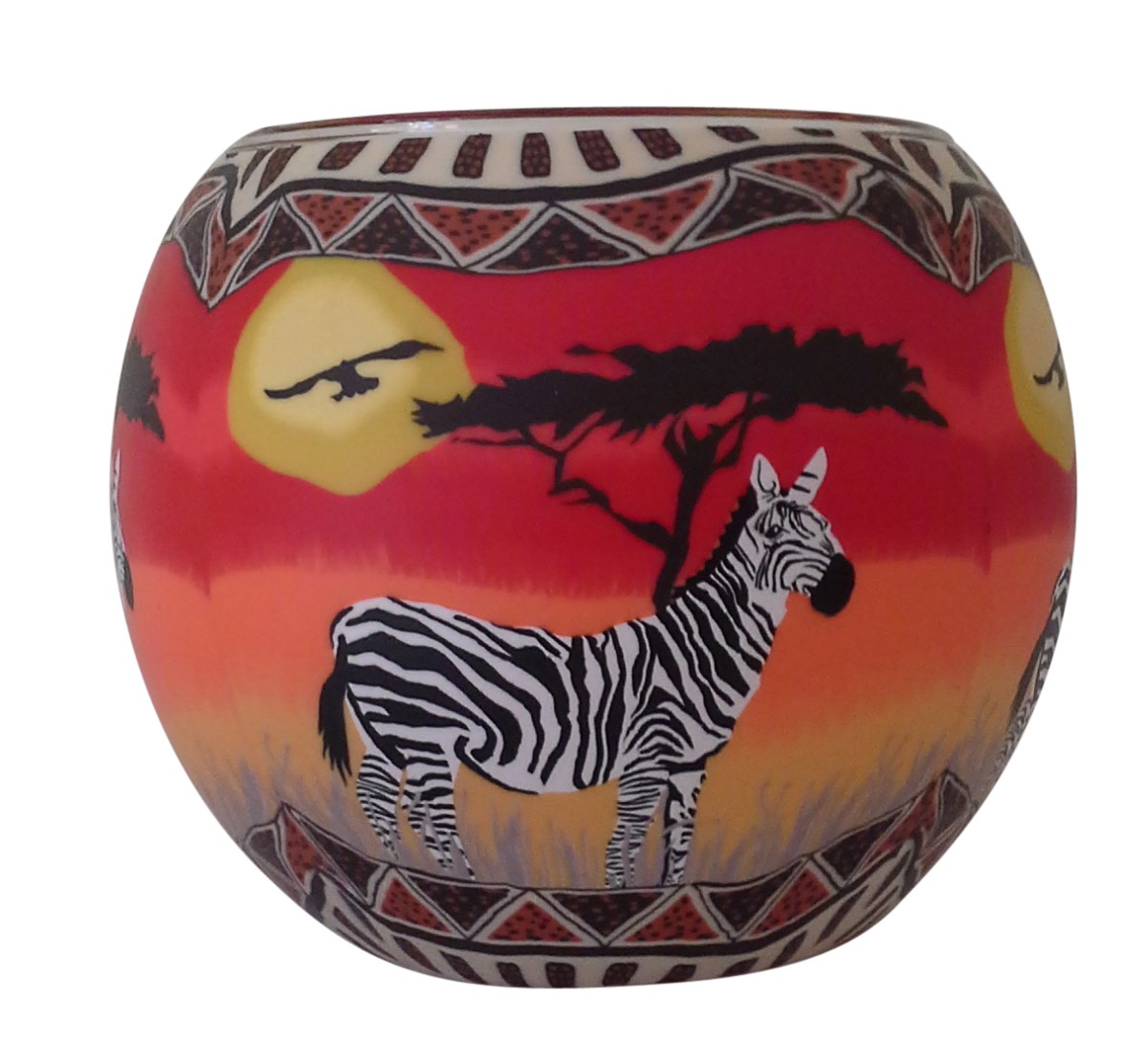 Image 1 for AD 2295 Demo Glass with Hole Zebra