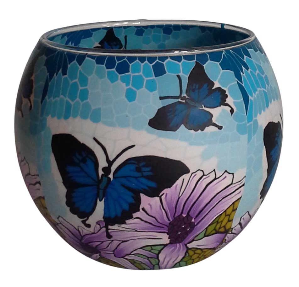 Image 1 for AD2566 Demo Glass with Hole Northland Butterfly