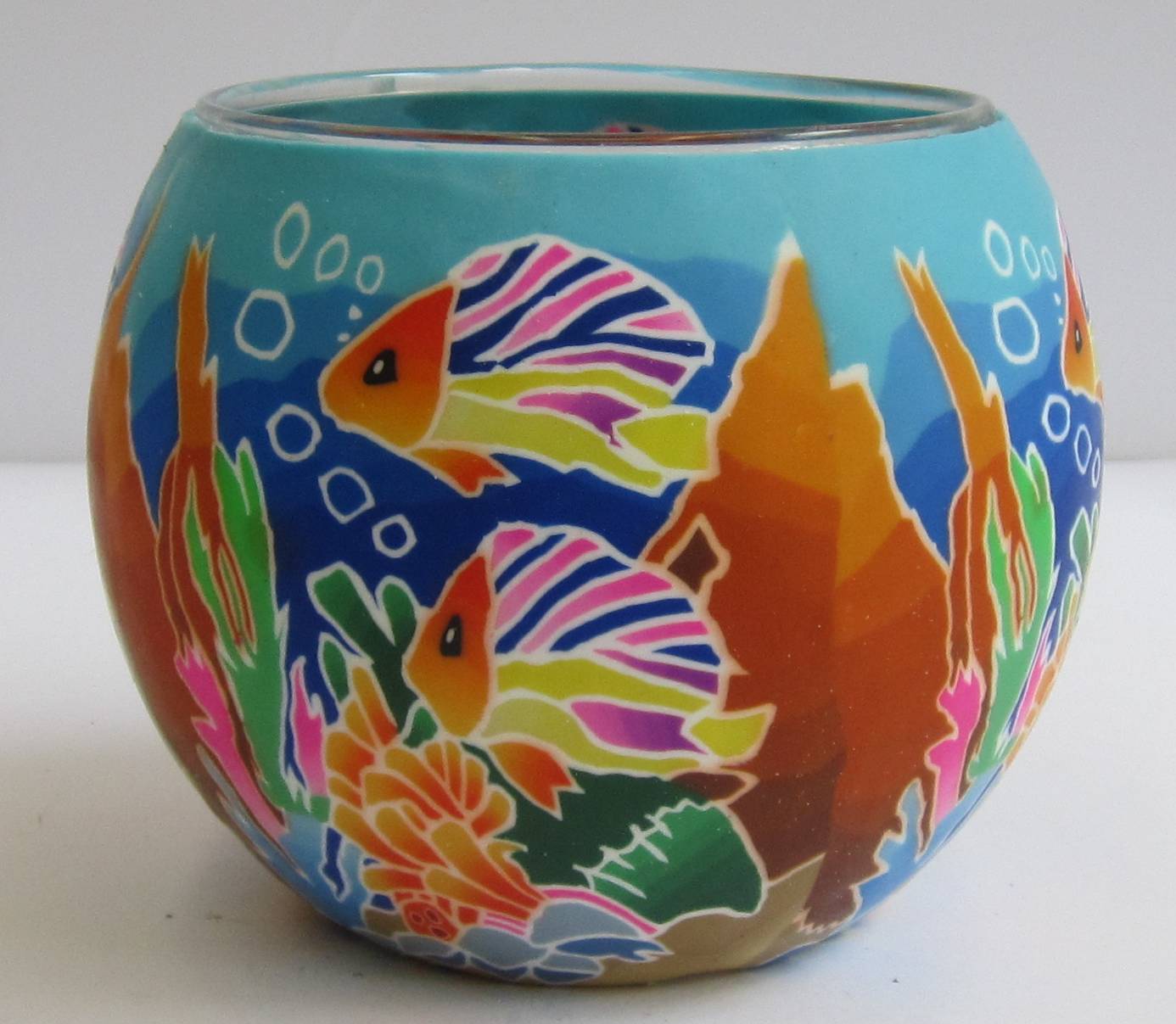 Thumbnail for AD2701 Demo Glass with Hole Tropical Fish