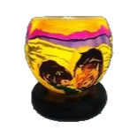 Thumbnail for AL2941 Glass Lamp Small Wombat