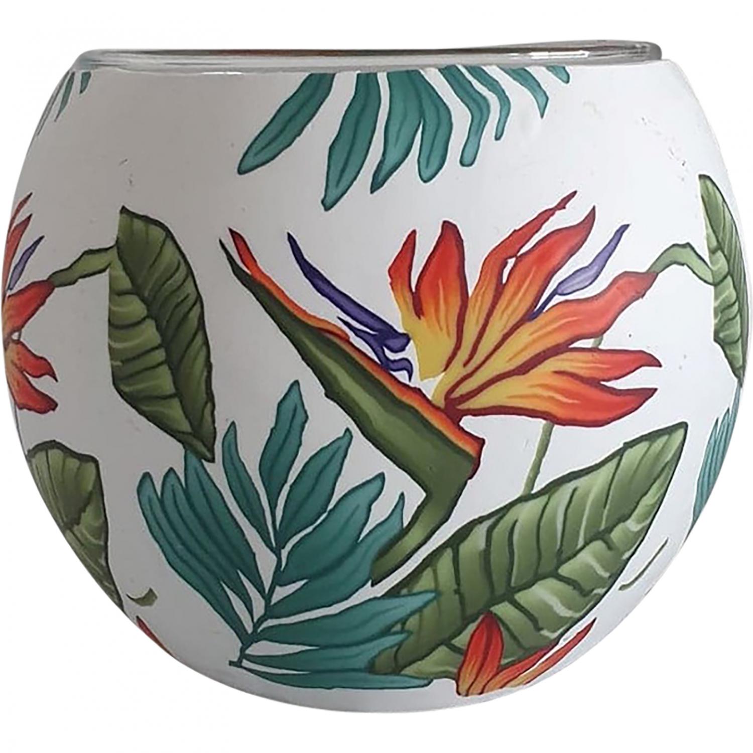 Image 1 for AD2718 Demo Glass with Hole Bird of Paradise