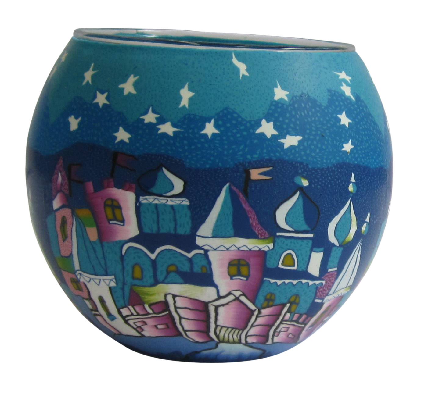 Thumbnail for GC2617 Glowing Glass Castle 15cm