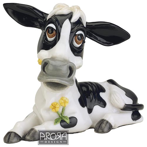 Image 1 for  Cow Friesian Figurine Collectable Little Paws 13cmL Buttercup Gifted Boxed Designed and Created in the UK