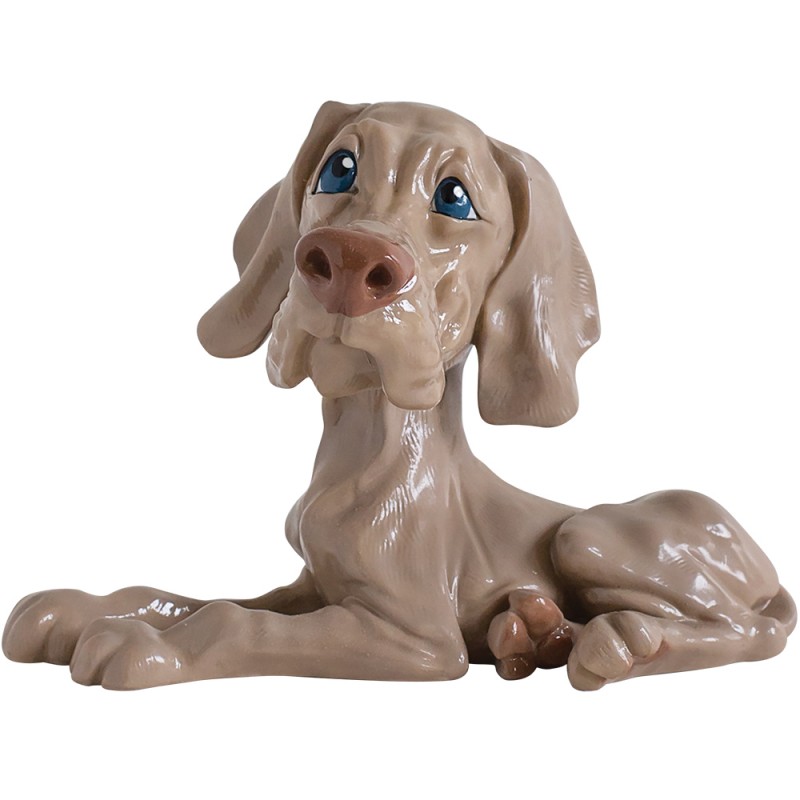 Image 1 for  Weimaraner Dog Figurine Collectable Little Paws 15cmL Earl our beloved furry friends.  Gift Boxed Designed and Created in the UK