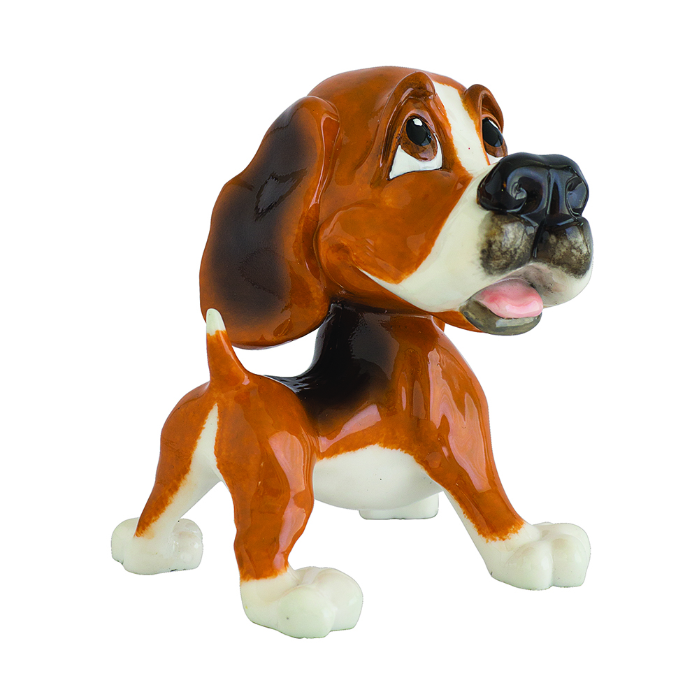 Image 1 for  Beagle Dog Figurine Collatable Little Paws Baxter 11cm our beloved furry friends.  Gifted Boxed Designed and Created in the UK