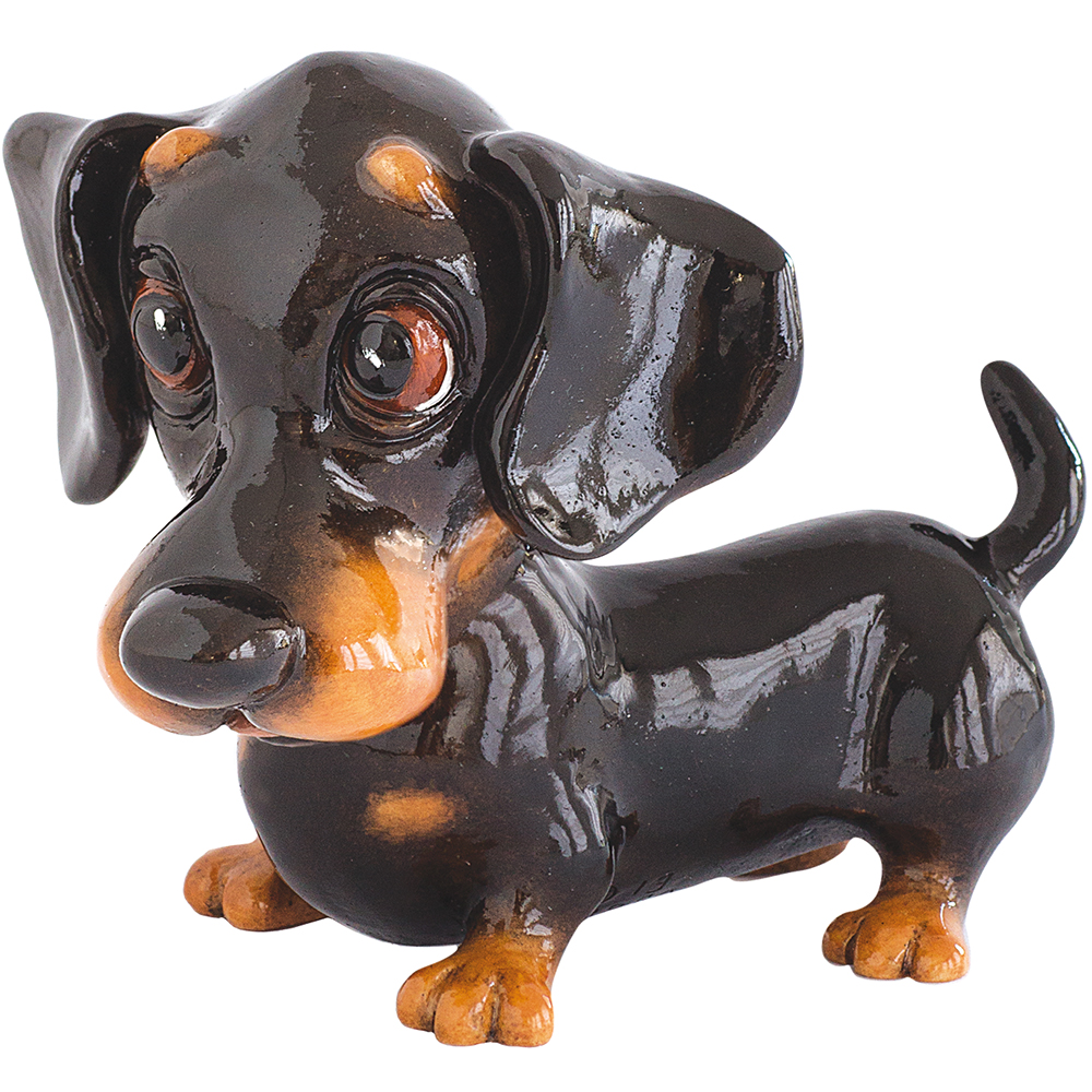 Image 1 for  Dachshund Dog Figurine Collectable  Little Paws Frankie 13cm H Our beloved furry friends. Gifted Boxed. Designed and Created in the UK