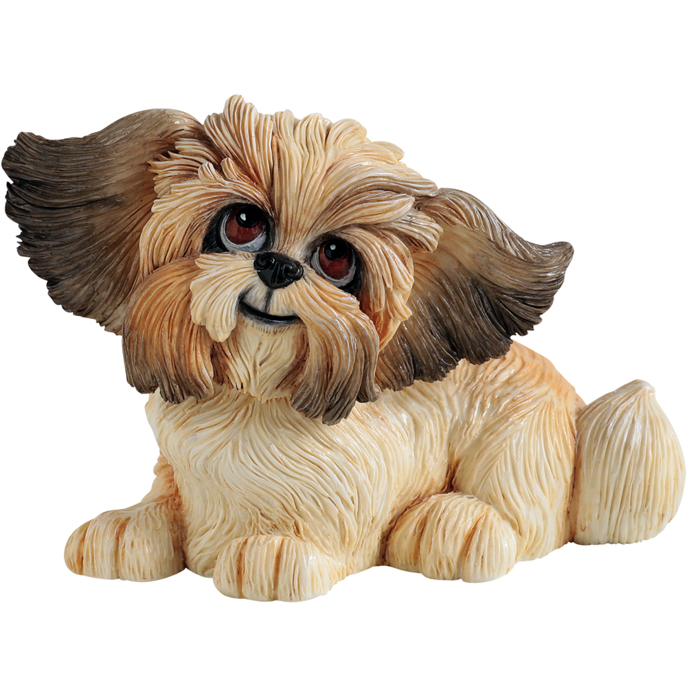 Image 1 for  Shin Tzu Dog Figurine Collectable Little Paws Collectable Gizmo 11.5cmH our beloved furry friends. Gift Boxed Designed and Created in the UK