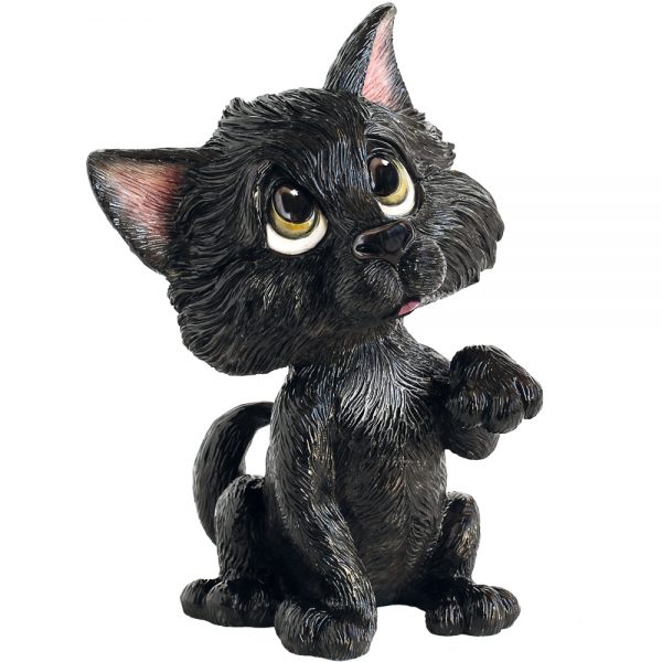Thumbnail for 3043LP Little Paws Lucky Black Cat mischievous but really wants  cuddles