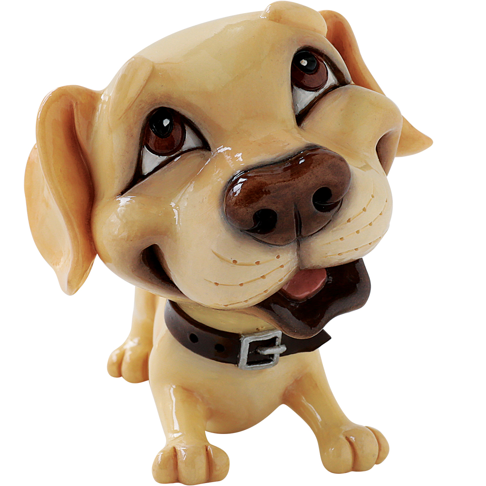 Image 1 for Labrador Dog Figurine Collectable Little Paws 13cmH Marlie Yellow our beloved furry friends.  Gifted Boxed Designed and Created in the UK