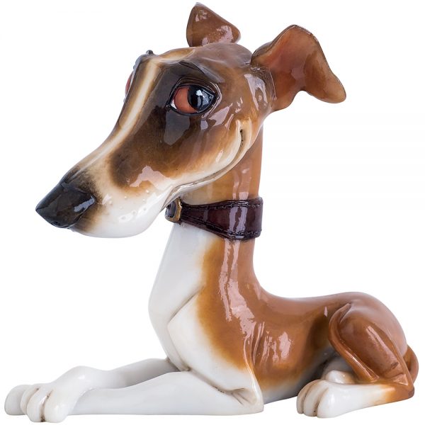 Image 1 for Whippet Dog Figurine Collectable Little Paws 11.5 cm H Star our beloved furry friends. Gift Boxed Designed and Created in the UK