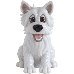 Image 1 for  Westie Dog Figurine Collectable Little Paws Wally 12cm our beloved furry friends. Gift Boxed Designed and Created in the UK