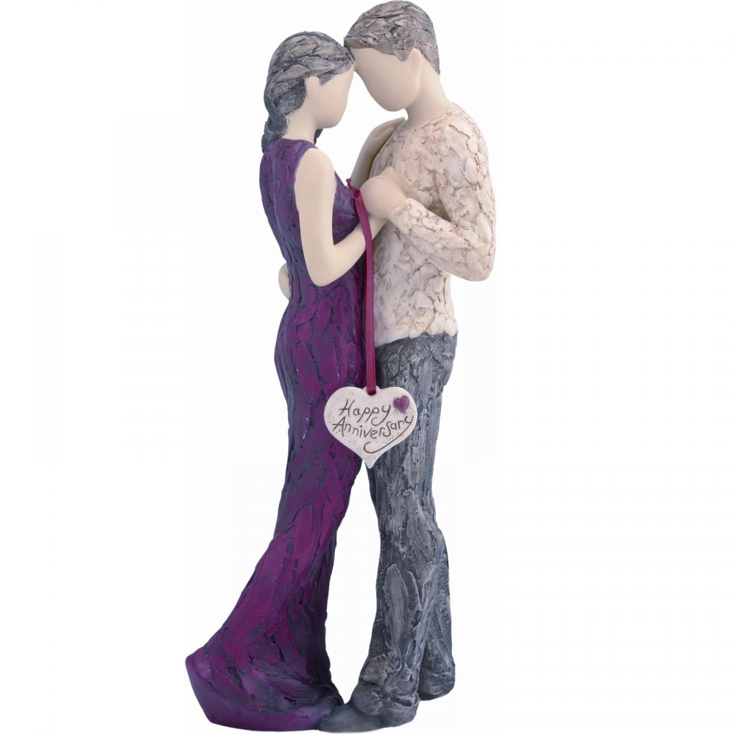 Thumbnail for 995MTW More Than Words Happy Anniversary 28cmH figures celebrate relationships at any stage of life…fresh, new, steady and enduring love.