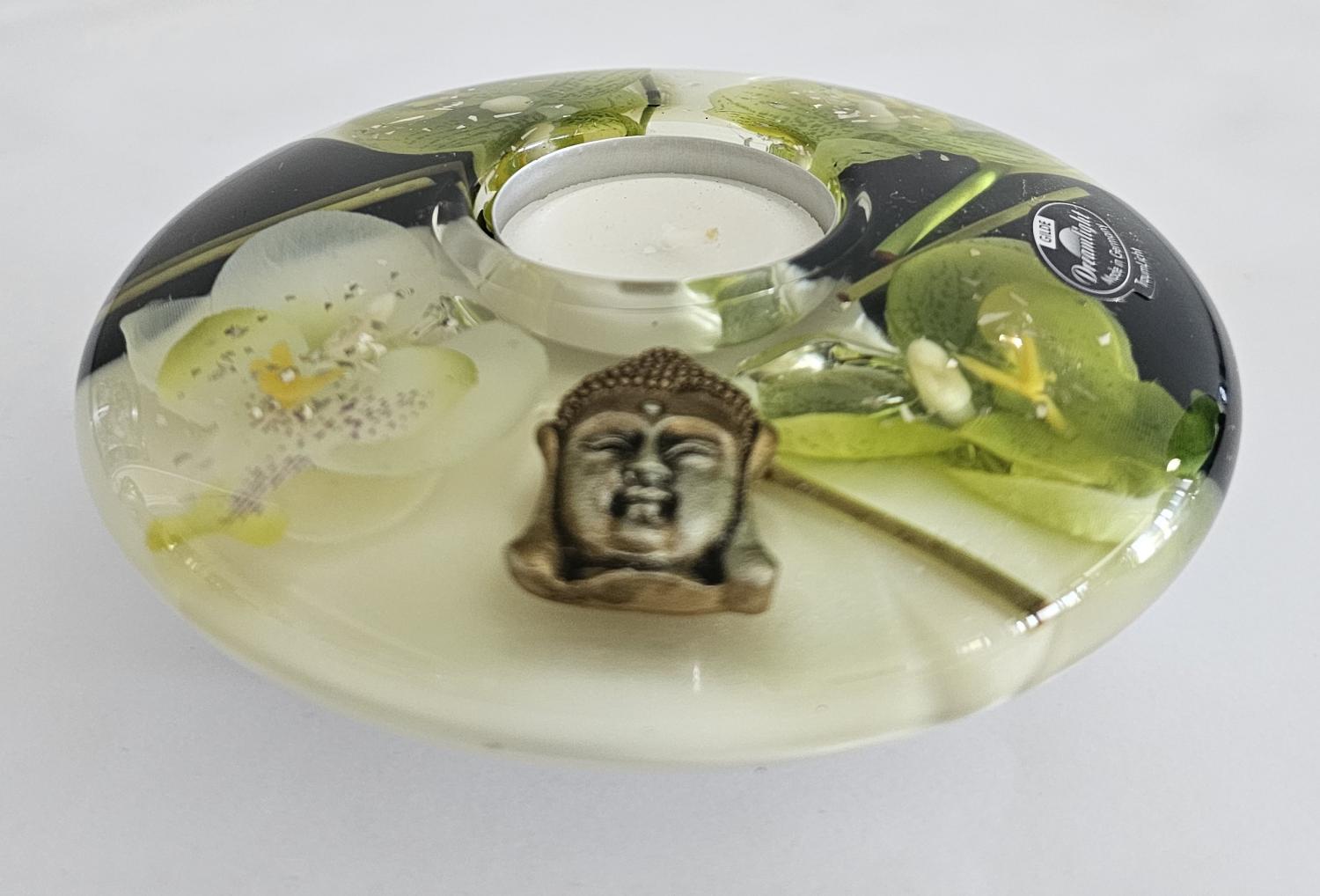 Thumbnail for 71617 Dreamlight Candle Holder Little Buddha Made In Germany D13cm