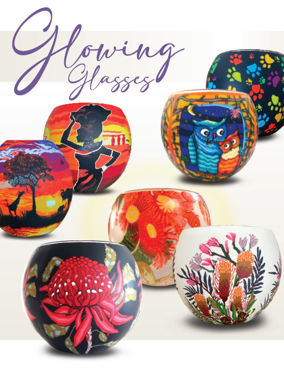 Thumbnail for Glowing Glass Candle holders