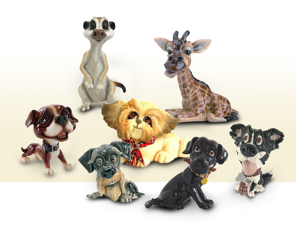 Image 2 for  Cockapoo Little Paws Dog Figurine Collectable Winnie 14cm H our beloved furry friends. Gifted Boxed Designed and Created in the UK